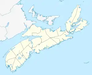 Dartmouth ubicada en Nueva Escocia
