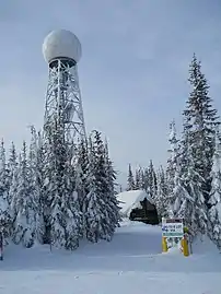 Silver Star Mountain (Columbia Británica) CXSS (un radar WSR-98A).