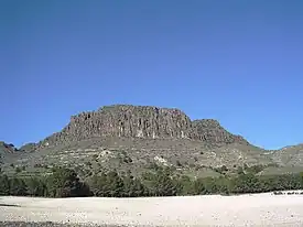 Edificio volcánico de la Sierra de las Cabras