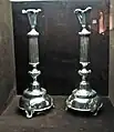 Candelabros para shabat, Polonia, siglo XIX