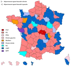 Elecciones cantonales de Francia de 2008