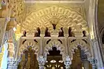 Arcos polilobulados en la ampliación de Al-Hakam II de la Gran Mezquita de Córdoba