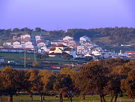 Vista de la localidad de Cardeña