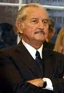 Carlos Fuentes, ganador del Premio Miguel de Cervantes.