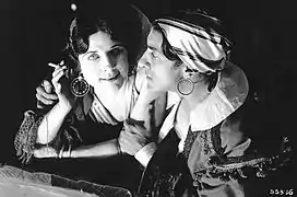 Con Geraldine Farrar en Carmen (1915)