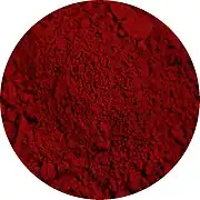 El pigmento carmín o kermes son el referente del color carmesí.