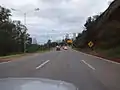 Coche en el sur de Nossa Senhora do Carmo (BR-040), en Belo Horizonte.