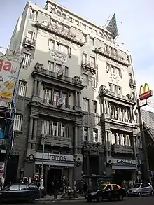 Casa Grimoldi, en Av. Corrientes.