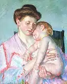 Mary Cassatt, Niño dormido (1910)