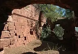 Ruinas de la capilla del castillo