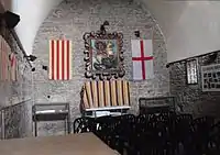 Interior de la capilla.
