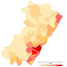 Población por municipio (2018)