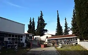 Interior del Cementerio Municipal de Castielfabib, anexo a la Ermita de la Virgen de Gracia (2018).