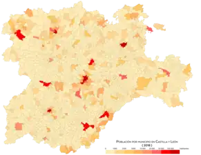 Población por municipio (2018)