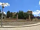 Vista del Castillo-Palacio de Magalia desde la Plaza Nueva