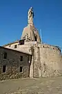 Fortaleza del Macho sita en El Monte de Urgull, murallas y antiguos vestigios