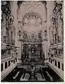 Altar mayor y coro de la catedral de Granada hacia 1900 en una foto de Rafael Garzón.