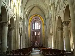 Bóvedas de ojivas angevinas de la catedral de Le Mans
