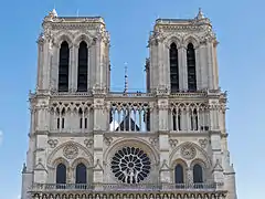 Torres de Notre Dame de París.
