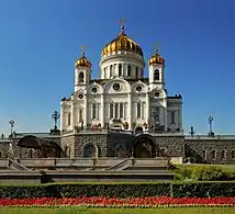 El césped verde de la Catedral.