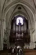 Bóvedas de estilo gótico angevino de la catedral de Angers