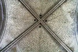 Clave de bóveda de la catedral de Angers.