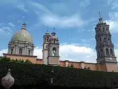 Cúpula y torre de la iglesia de San Francisco, Celaya