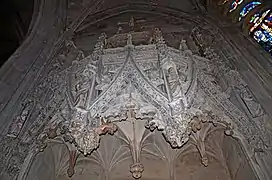 Baldaquino de la capilla del Santo Sepulcro