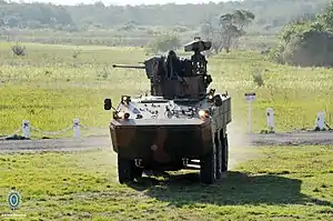 Vehículo blindado VBTP-MR Guarani.