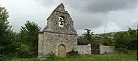 Ermita de la Virgen del Val y actual Cementerio de Madruédano.