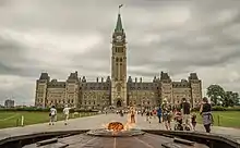 Centre Block and Centennial Flame (14766251442).jpg