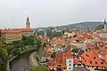 Vista de Český Krumlov.