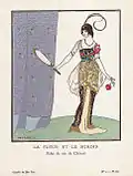 "La flor y el espejo", vestido de noche, 1912.