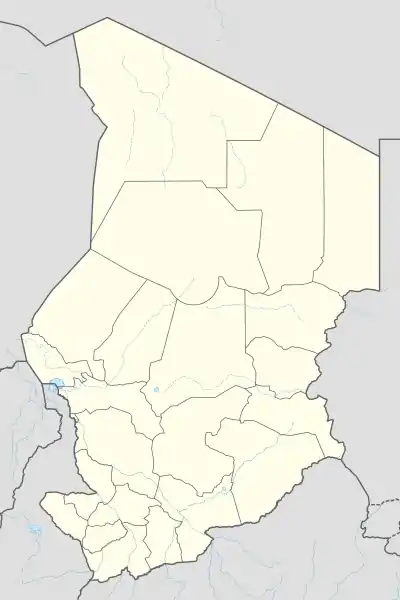 Laï ubicada en Chad