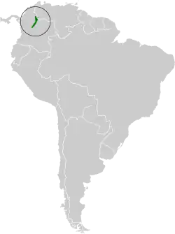 Distribución de Chalcostigma heteropogon