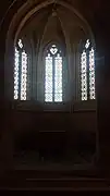 Vidrieras de la capilla gótica