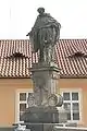 Estatua en el Puente de Carlos, Praga, s. XVIII.