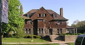 Charles Lang Freer House, Detroit, Míchigan (1890), Wilson Eyre, arquitecto.