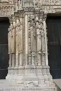 Pórtico real de la Catedral de Chartres.