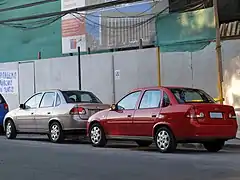 Corsa Plus en Chile, nombre utilizado para versión de origen chino