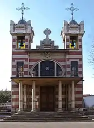 La iglesia del Villaggio Leumann.