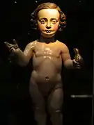 Niño Jesús en madera policromada, s. XVII