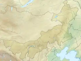 Desierto de Tengger ubicada en Mongolia Interior