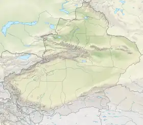 Siachen Muztagh ubicada en Xinjiang