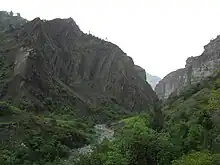 Valle del río Chiscano.