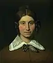 Emilie Krohn, hermanastra de Christen Købke (1838)