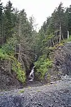 Arroyo en la cordillera Chugach