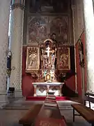 Altar lateral, santos Cirilo y Metodio