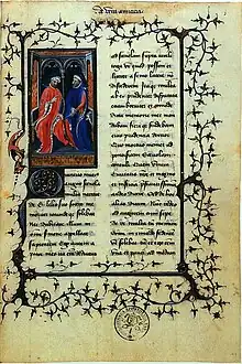 De amicitia o Laelius de Amicitia de Cicerón (comienzos del siglo XV).