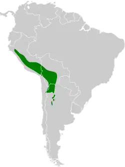 Distribución geográfica de la remolinera común meridional.